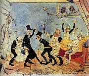 James Ensor The Bad Doctors oil on canvas